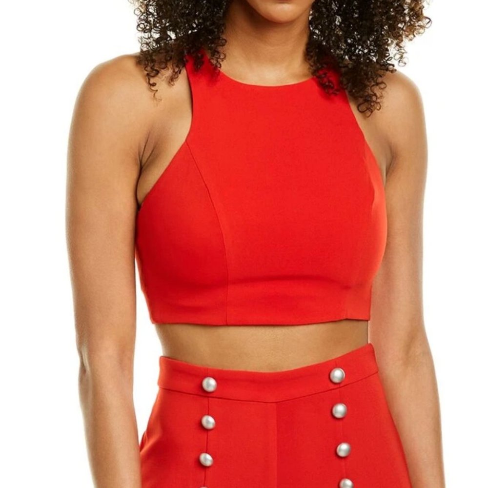 NWT Likely Eloise Red Crop Top